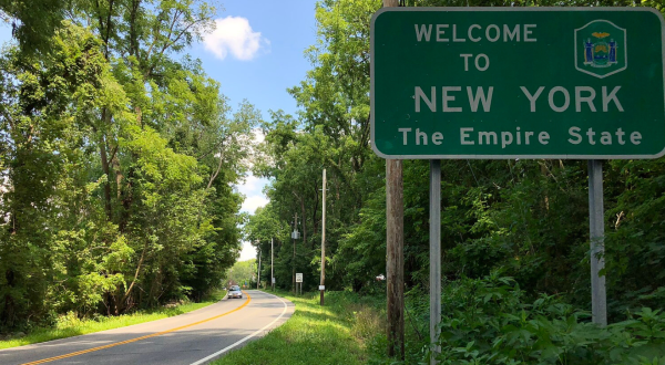 The Best Sight In The World Is Actually A Road Sign That Says Welcome To New York
